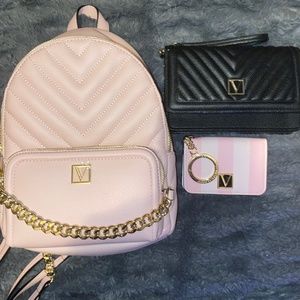Victoria’s Secret Small Backpack, Wallet, & Small Wallet
